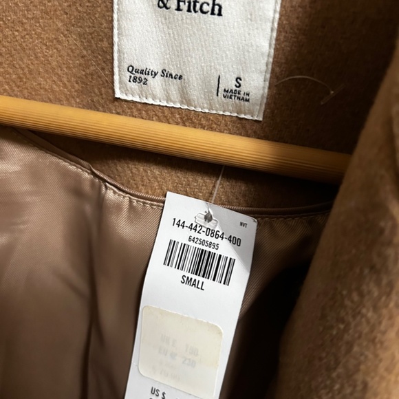 Abercrombie & Fitch Wool Blend Coat - Picture 3 of 3